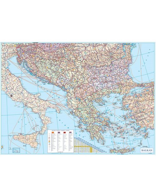 Г010 - Балкан патна карта