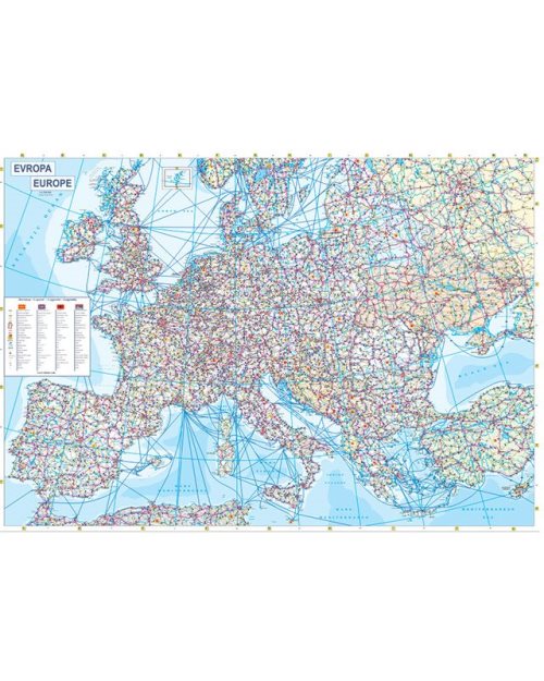 Г014 - Европа патна карта