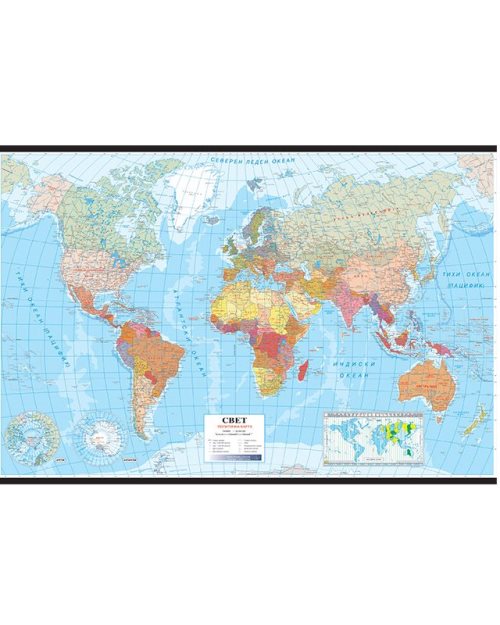 Г038 - Свет политичка карта