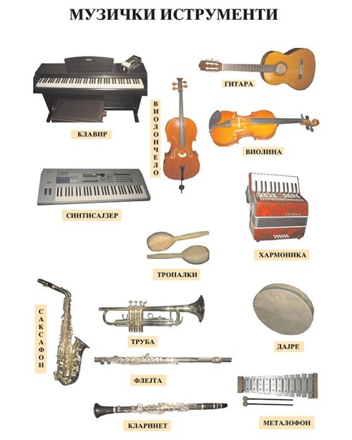 МУП004 - Музички инструменти