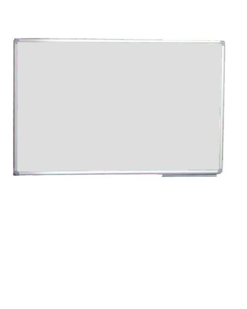У044 - Бела магнетна табла со алуминиумска лајсна 90x60 см