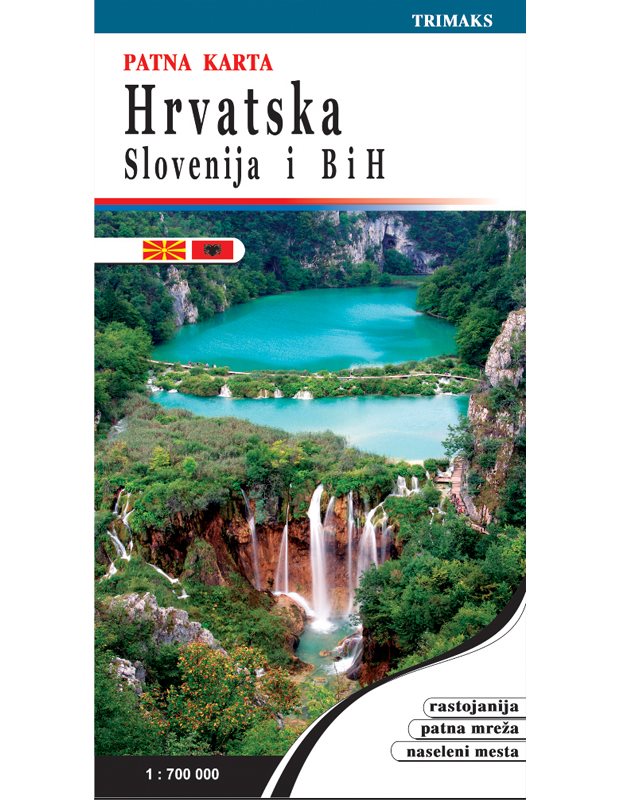 Хрватска Словенија и БиХ патна карта - 52