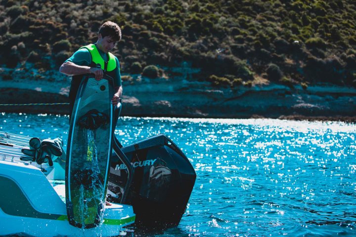 Елек Jobe Neoprene Life Vest машки лајм зелена