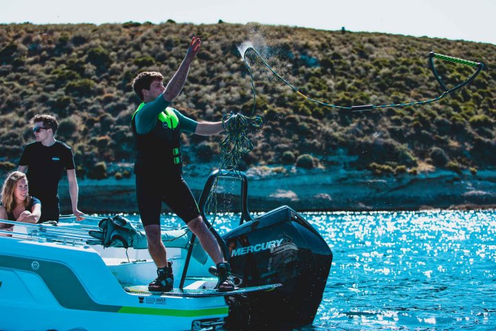 Елек Jobe Neoprene Life Vest машки лајм зелена