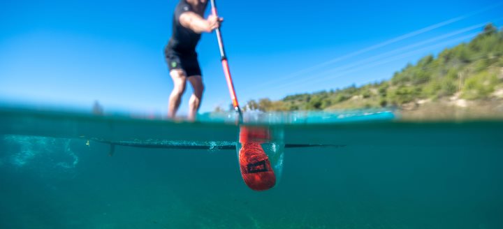 Весло Jobe за SUP од стаклени влакна (Fiberglass) 3 парчиња портокалово