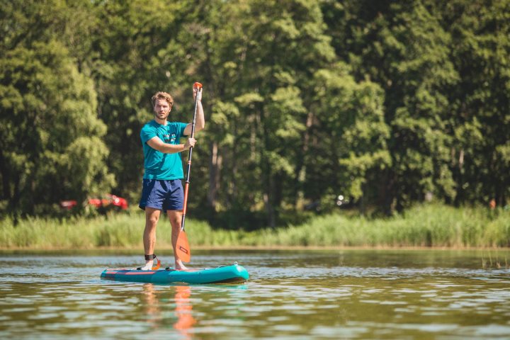 Весло Jobe за SUP од стаклени влакна (Fiberglass) 3 парчиња портокалово
