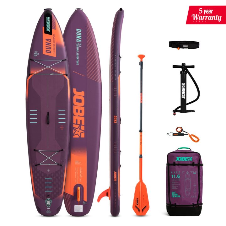 СУП даска Jobe Aero Duna SUP Premium Board 11.6 Package Purple