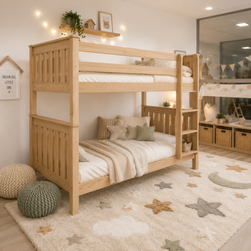 Eli - beech wood bunk bed