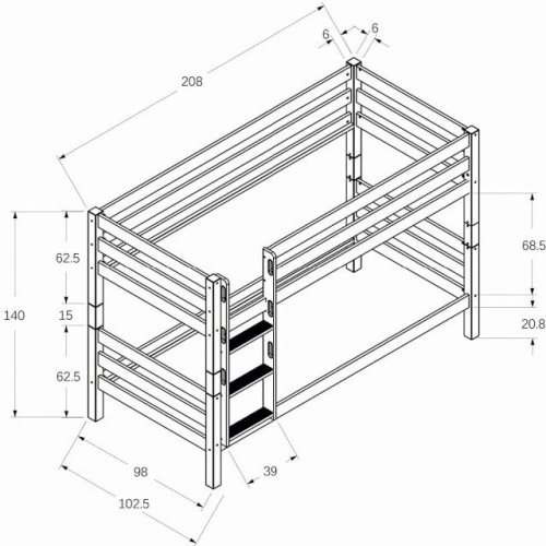 Tea - bunk bed