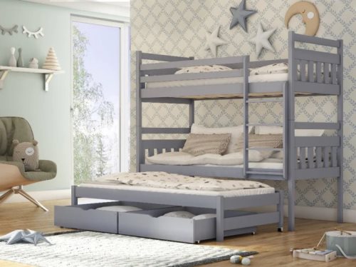 Tommy - a bunk bed with an additional pull-out bed.