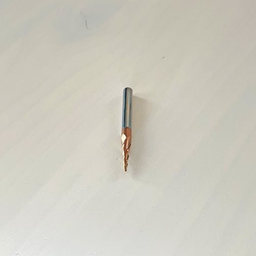 СПИРАЛНО КОНУСНО КАРБИДНО ГЛОДАЛО СО КУГЛЕСТ ВРВ И ЗАШТИТНА ОБЛОГА (1.5*6*26*76 3T R0.75)