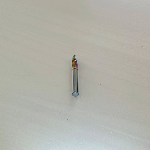 SPIRALNO KARBIDNO GLODALO SA 1 SEČIVOM I ZAŠTITNIM PREMAZOM (6×6×10×50 1T)