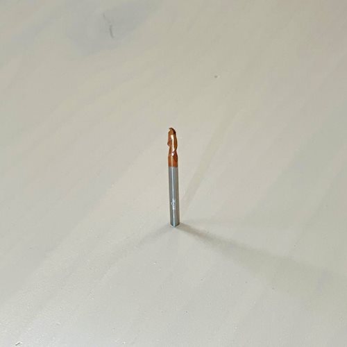 СПИРАЛНО КАРБИДНО ГЛОДАЛО СО КУГЛЕСТ ВРВ И ЗАШТИТНА ОБЛОГА (4*4*12*50 2T R3)