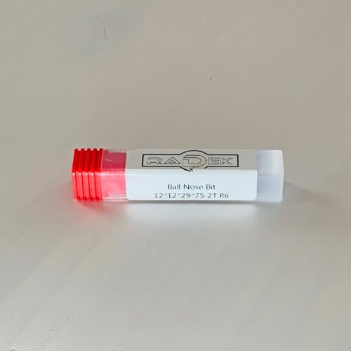 СПИРАЛНО КАРБИДНО ГЛОДАЛО СО КУГЛЕСТ ВРВ И ЗАШТИТНА ОБЛОГА (12*12*29*75 2T R6)