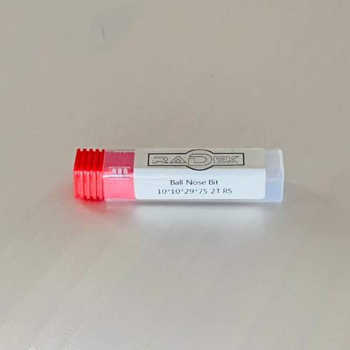 СПИРАЛНО КАРБИДНО ГЛОДАЛО СО КУГЛЕСТ ВРВ И ЗАШТИТНА ОБЛОГА (10*10*29*75 2T R5)