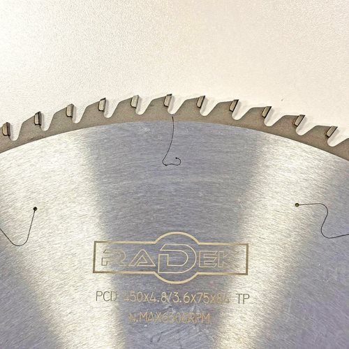 КРУЖНА ПИЛА СО ДИЈАМАНТСКИ СЕЧИЛА ЗА ЦНЦ КРОЈАЧ 450*75*4.8*84T TP