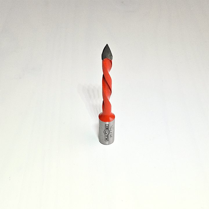 БУРГИЈА ЗА БУШЕЊЕ ПРОБИВНА СО КАРБИДЕН ВРВ (6*70 L)