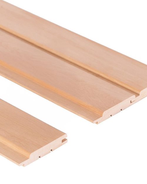 Сауна панел – ѕидна облога од бел бор 15×90 mm STP