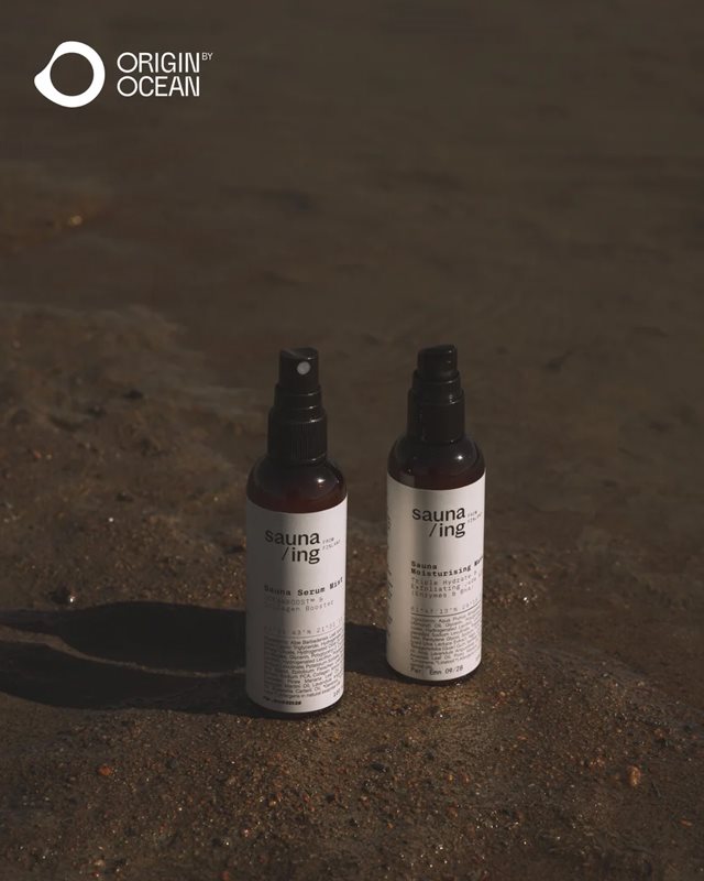 Origin by Ocean сет – Серум во спреј за сауна и хидратантна маска за сауна