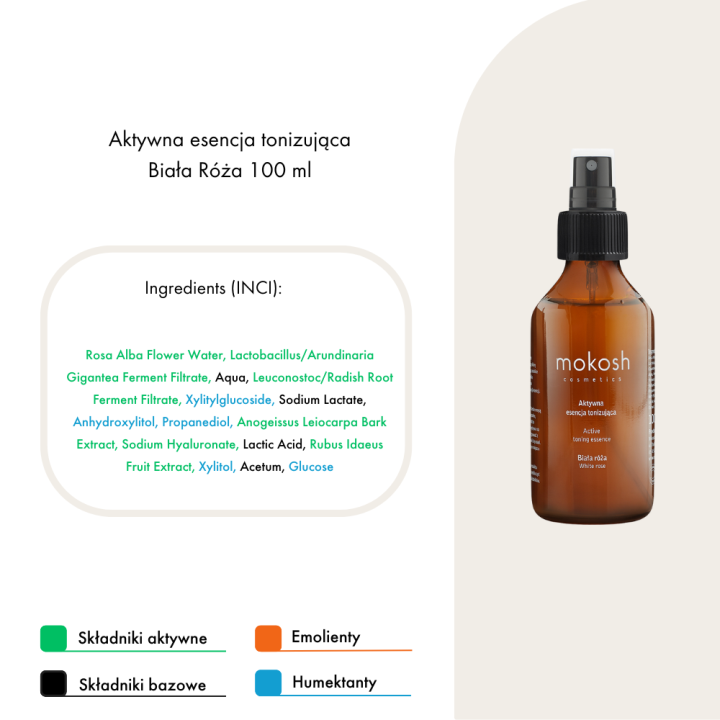 Активна тонирачка есенција од бела роза