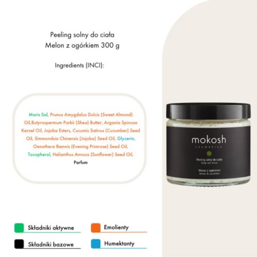 Пилинг за длабоко чистење со освежителна арома на диња и краставица