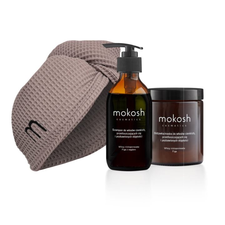 Сет за нега на тенка, мрсна и безобемна коса – Смоква со јаглен