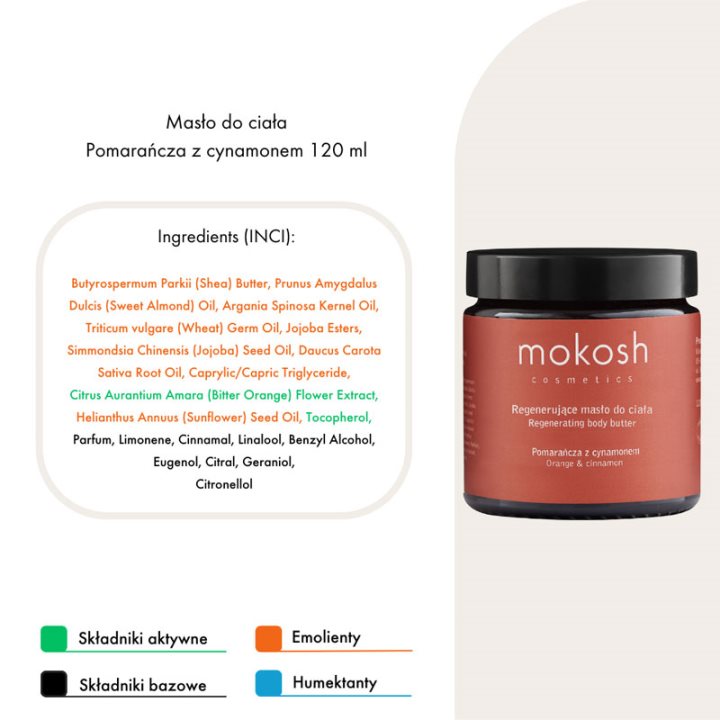Балсам за тело со портокал и цимет 120 ml