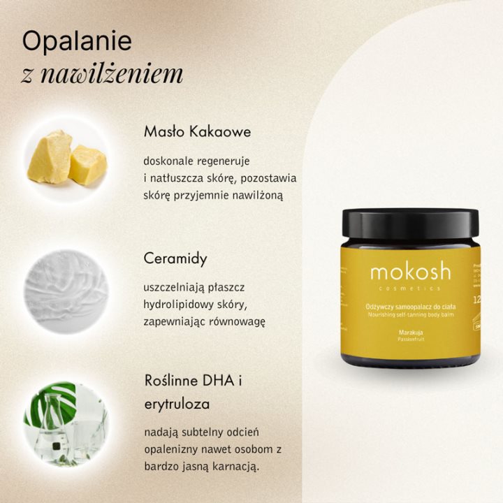 Хранлив самопотемнувач за тело со маракуја