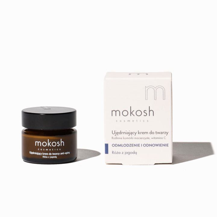 Крем за лице со ефект на затегнување и анти-стареење – Роза со бобинки, 15 мл