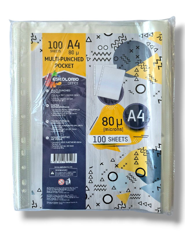 УР ПАПКИ 80 МИКРОНИ 1/100 ЕСКОЛОРИО