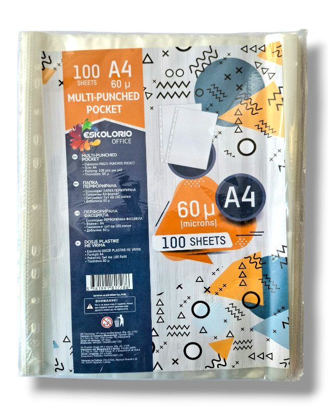 УР ПАПКИ 60 МИКРОНИ 1/100 ЕСКОЛОРИО