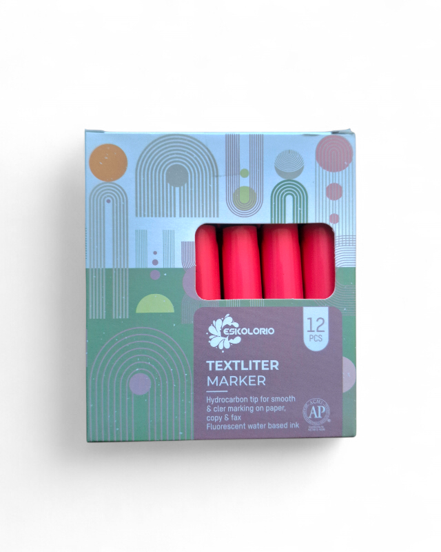 ТЕКСТ МАРКЕР ТЕКСТЛАЈТЕР РОЗОВ - ЕСКОЛОРИО