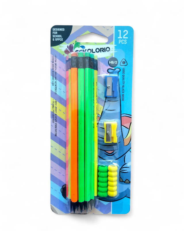 СЕТ 12 МОЛИВИ И ОСТРИЛКИ НЕОН ЕСКОЛОРИО