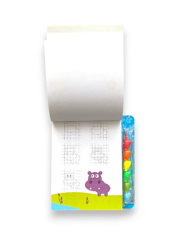 УЧИМЕ ДА ЦРТАМЕ ЖИВОТНИ КНИГА СО АКТИВНОСТИ