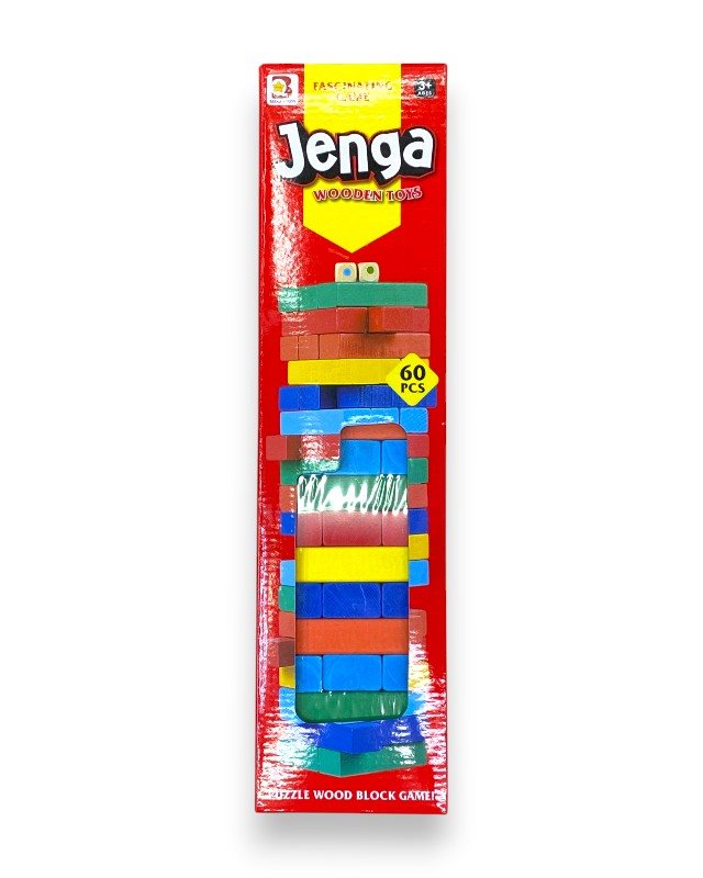 Друштвена игра јенга во боја