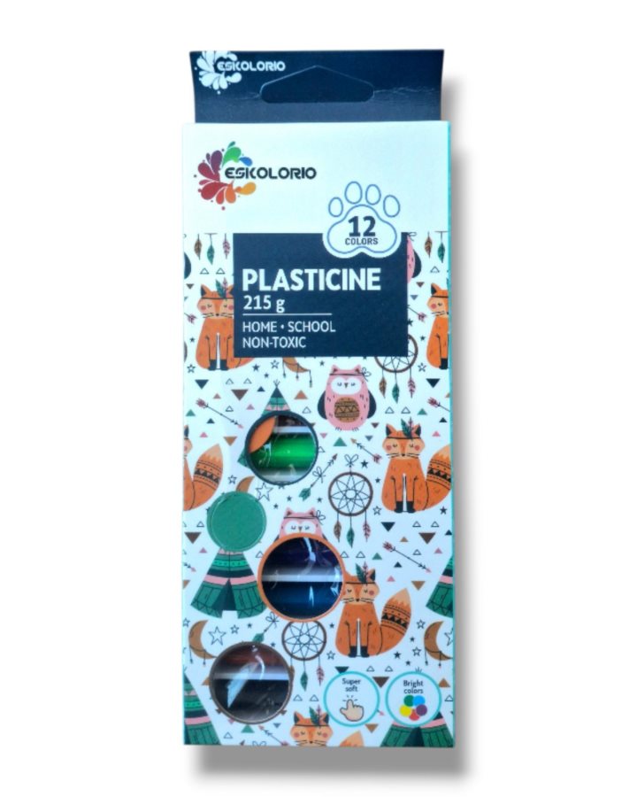ПЛАСТЕЛИН 1/12 215гр ЕСКОЛОРИО