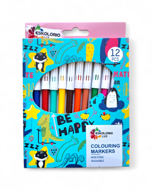 ФЛОМАСТЕРИ ТЕНКИ 1/12 - ЕСКОЛОРИО ЛУХ