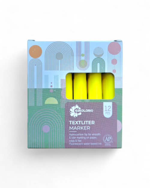 ТЕКСТ МАРКЕР ТЕКСТЛАЈТЕР ЖОЛТ - ЕСКОЛОРИО