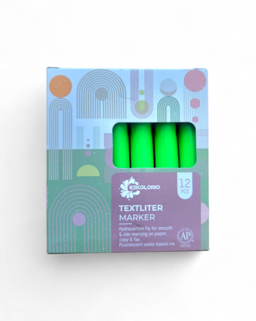 ТЕКСТ МАРКЕР ТЕКСТЛАЈТЕР ЗЕЛЕН - ЕСКОЛОРИО