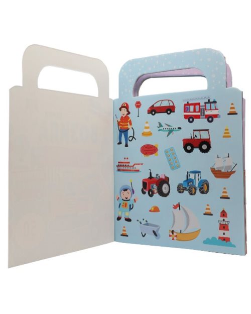 БУЧНИ ВОЗИЛА РАБОТЕНКА СО СТИКЕРИ