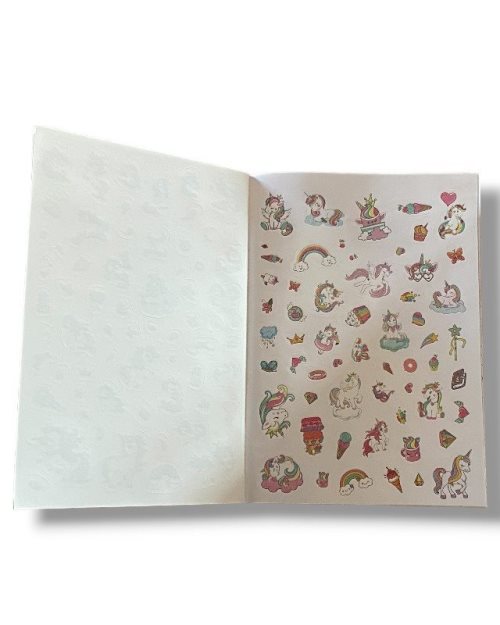 ЕДНОРОГ РАБОТЕНКА СО СТИКЕРИ