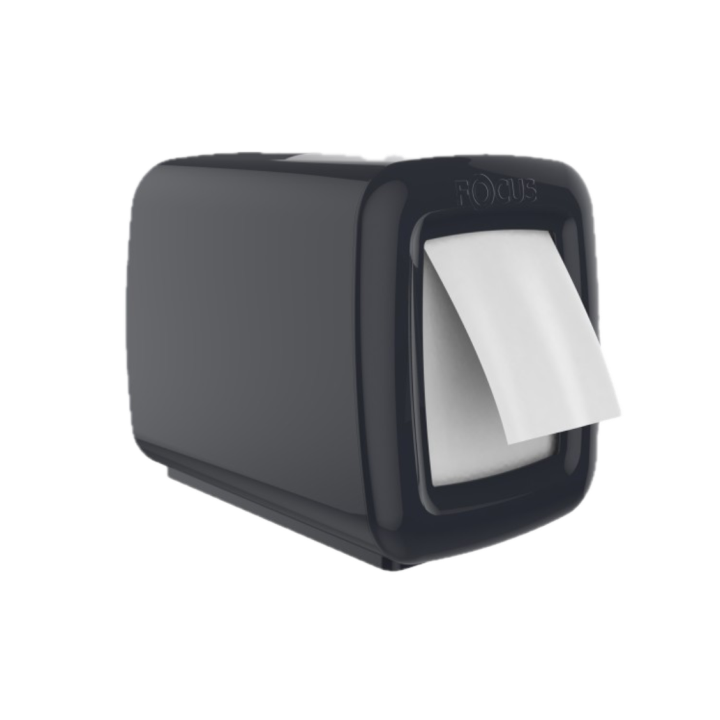 Фокус антрацит диспанзер за салфетки странично извлекување
