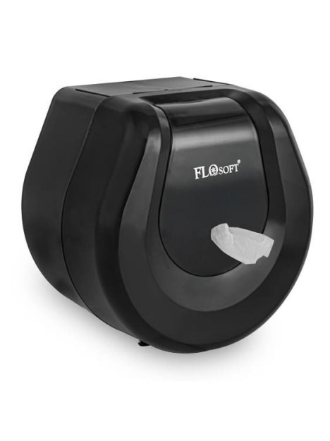 Фло софт црн диспанзер за тоалет мини централно