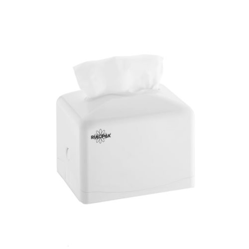 Диспанзер за салфетки со горно извлекување Бели