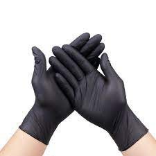 Медицински ракавици црни Л