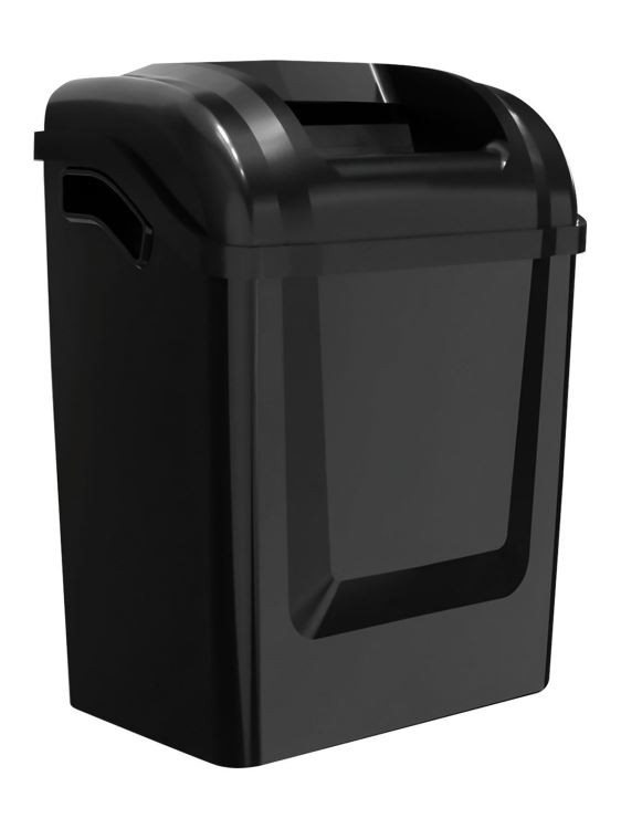 Флора корпа за отпад 35л Црна