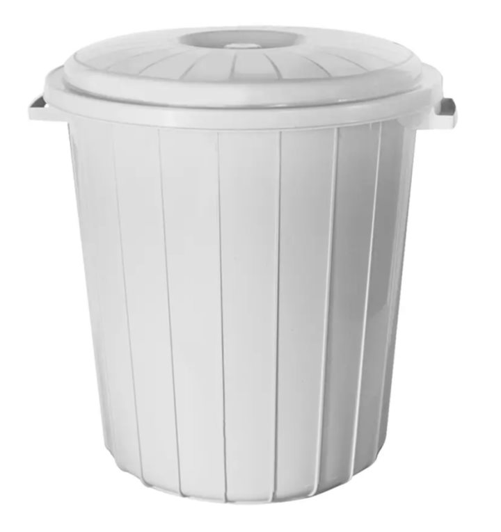 Корпа за отпад 70л Сива